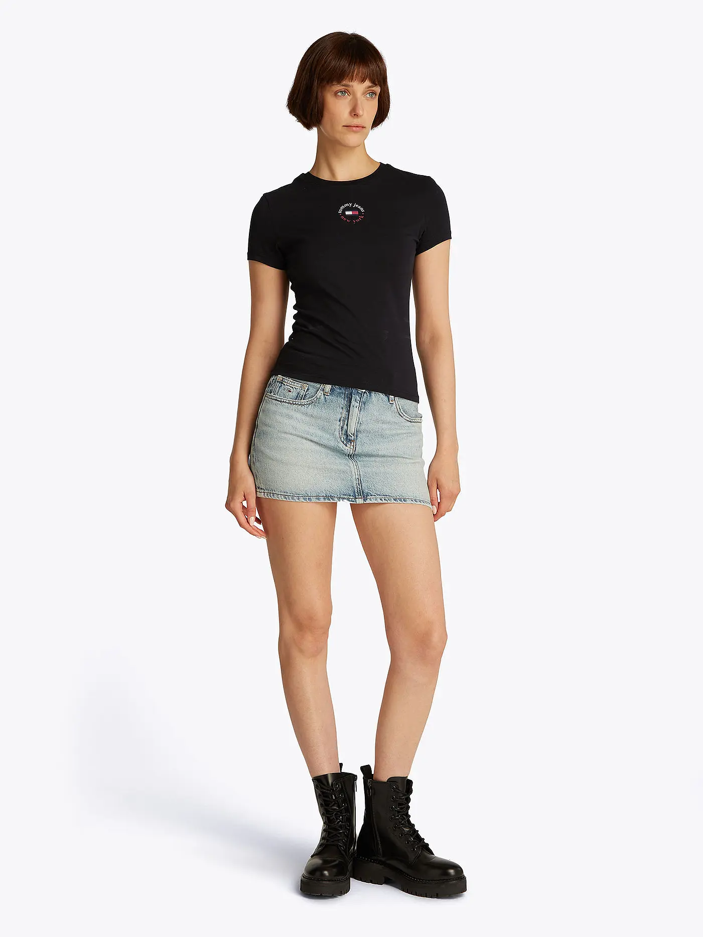 TOMMY JEANS | T-Shirt | schwarz